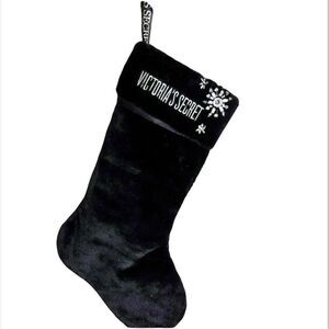 Victorias Secret Christmas Fur Rhinestones Stocking